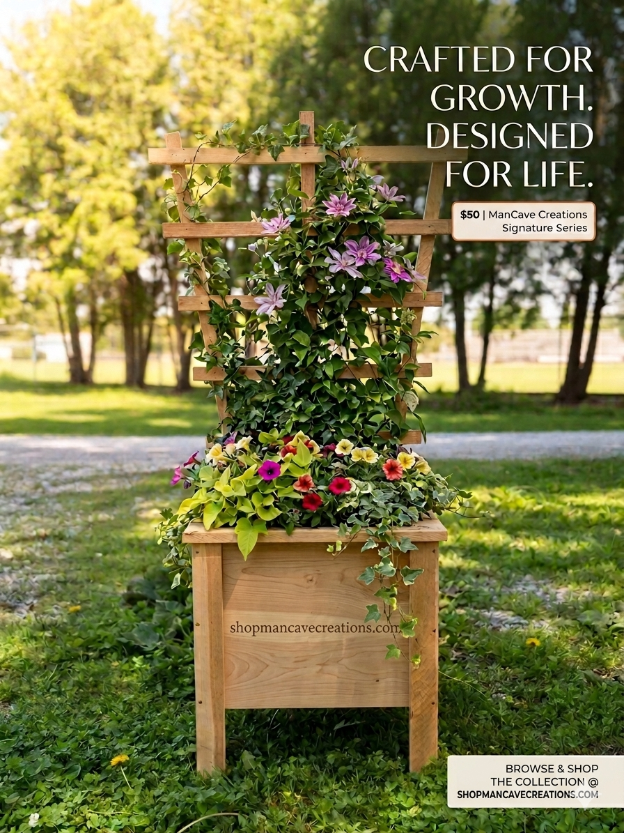 Planter Box with Trellis